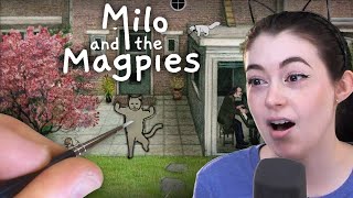 Cozy handpainted puzzle game (Milo and the Magpies)