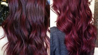 ‍️تعليم صبغ الشعر باللون الأحمر البنفسجي (البدنجاني )والأحمر أكاجو