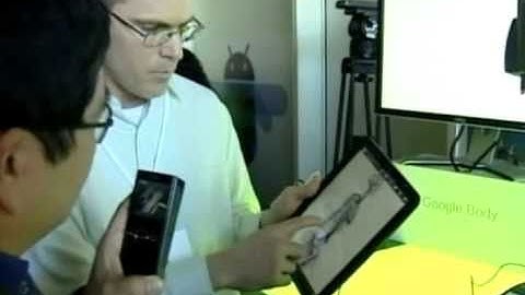 Motorolla Xoom running Android 3.0 Honeycomb Preview