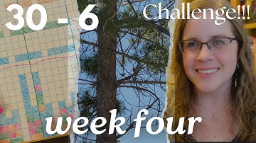 30 - 6 challenge week 4! | language learning, writing, reading
