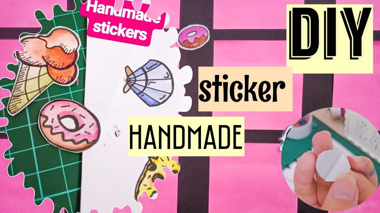 how to make stickers at home without sticker paper