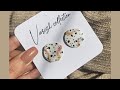 DIY simple earrings with uv resin / cute earrings / bikin anting dengan resin/ anting unik