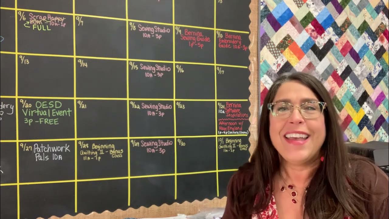 📣 Thursday Update at Quilt Quarters! Classes, Events, and More! 🗓️ YouTube