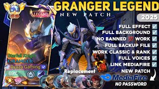 Update Script Skin Granger Legend - Starfall Knight No Password Full Effect Voice Patch Terbaru Resimi