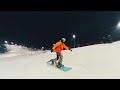 Вечерний карв флэт фристайл на сноуборде🏂💥❄️