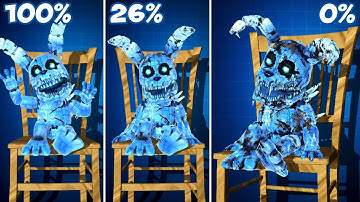 Frost Plushtrap 100% vs. 0% Comparison | FNAF AR Special Delivery Workshop