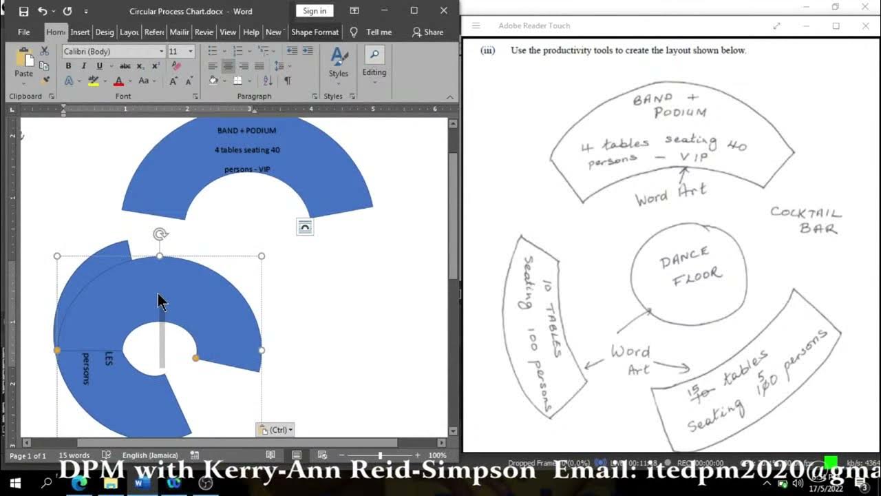 How to Create a Circular Process Chart - YouTube