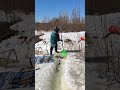 Fishing 🐟 Like a Pro - Frozen River mein ki aisi crazy fishing!😲🐟#fishing #skate4 #fish #villagelife