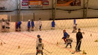 Hockey stickhandling drill for 7,8, 9, 10 and 11 years old
