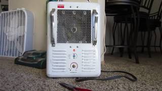 My Dayton 1500w heater.