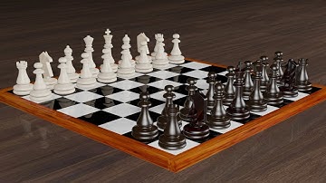 3d Modelling & Animation - Chess Board