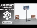 Lifetime streamline basketball system  lifetimes assembly