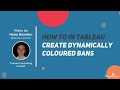 How to in Tableau in 5 mins: Create Dynamically Coloured BANs