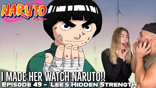 ROCK LEE OPENS UP THE THIRD GATE - THE GATE OF LIFE!! Girlfriend's Reaction Naruto Episode 49