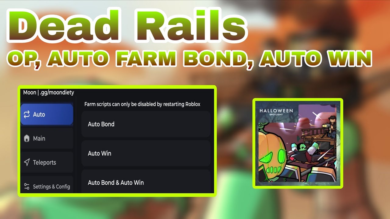 [Dead Rails]Script OP, Auto Farm Bond, Auto Win - YouTube