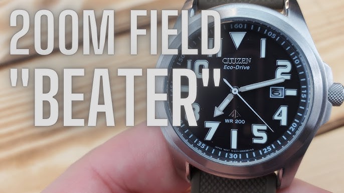Citizen E111-5039983 I Solar 200m Field Watch For Under $100 I A 