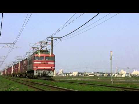 EF81-123　日本海縦貫　貨物列車