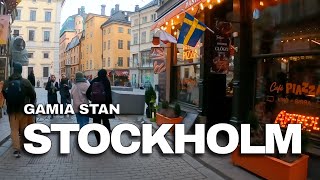 Stockholm 2, Sweden 🇸🇪 • Walking Tour • Gamla Stan (Old Town) •