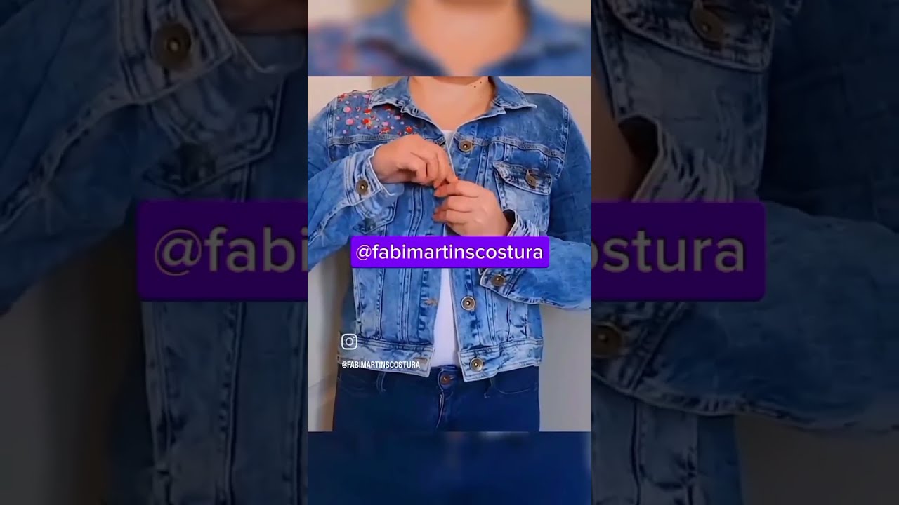 Aumentar jaqueta jeans apertada