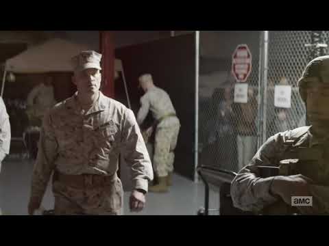 Huck kills Marines to protect civilians - The Walking Dead World Beyond 1x07