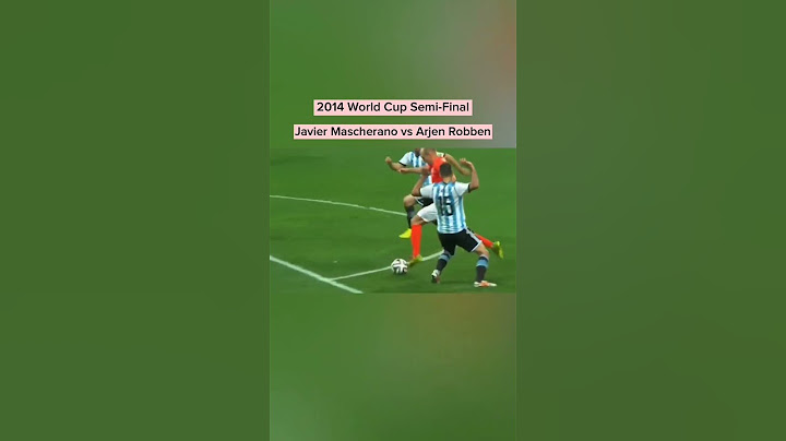 Robben vs Mascherano 🔥😱💯 #football #ronaldo #worldcup #viral #uefa #messi #shorts  #argentina