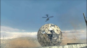 CoD MW3 aircraft destruction - AH-1 Cobra (Dome)