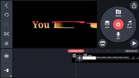 HOW TO SCAN READER VIDEO EDITING KINEMASTER SE