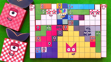 Looking for Numberblocks NEW 200 140 Puzzle Tetris Shape | ASMR chirping of birds