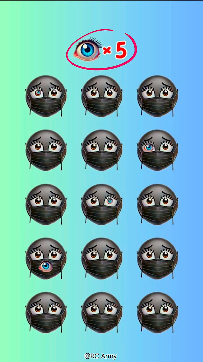 How Good Are Your Eyes? | Find The ODD One Out #emoji #emojichallenge #oddoneout #emojigame