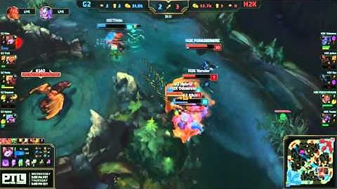 LOL EU LCS Week 2 Day 2   G2 Esports vs H2K highlights