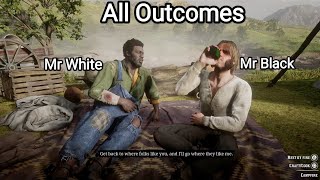 The Story of Mr Black and Mr White All Outcomes (The Ties that Bind Us) - Red Dead Redemption 2
