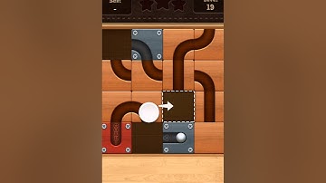 Roll the Ball slide puzzle Talented Level 19 Solution