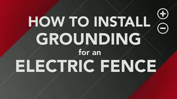 How to Install Ground Rods for your Electric Fence