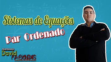 Como encontrar o par ordenado?