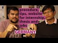 Rules, procedure, tips to apply for jobs, internships, master thesis in Germany 🇩🇪 ft. Madan