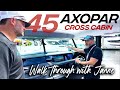 The adventurous 45 axopar cross cabin  walk through janerik viitala