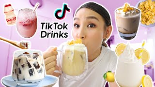 Testing Viral TikTok Drink Recipes *so yummy* 🤤
