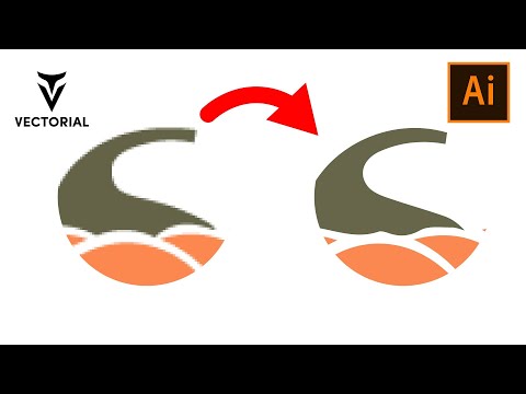 How to convert an Image to Vector in Adobe illustrator with Image Trace