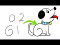 Çok Kolay Köpek Çizimi, Sayılarla Çok Kolay Köpek Resmi Nasıl Çizilir, Very Easy Dog Drawing