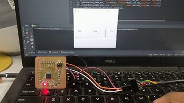 Python GUI and serial communication -LED testing