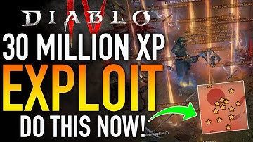Diablo 4 - MASSIVE Legendary & XP Farm Exploit!  INFINITE ENEMIES OF ROT - BLOOD HARVEST XP GLITCH!