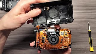 Olympus MJU 1 dis- and reassembly   issues I fixed in description