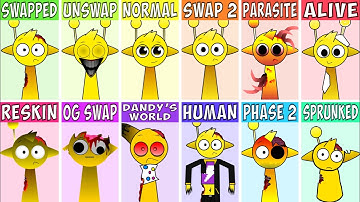 EVERY Incredibox Characters From SWAPPED | All New Versions Comparison