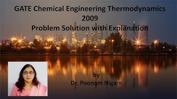 ChE GATE 2009 Thermodynamics