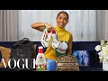 Inside Yara Shahidi's Prada Backpack | Vogue image