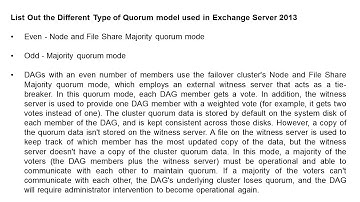 Microsoft Exchange Server 2013 Interview Questions Part4