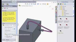 solidworks 2010 Routing 94 Flexible Tubing