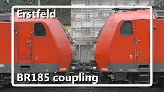 Coupling a BR185 on Erstfeld!