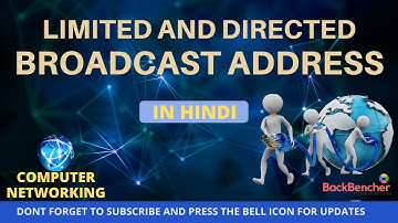 Computer Network  | Limited And Directed Broadcast Address | For GATE UGC - NET