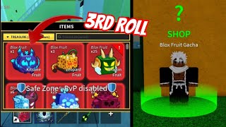 Rolling 20 fruits in Blox Fruits